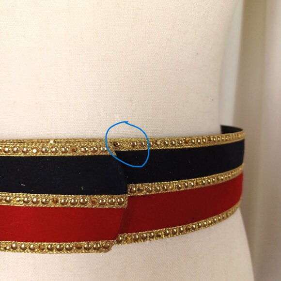 Vintage St. John Sparkly Waist Belt, Size 6, 30\